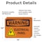 Signmission Electrical Panel With Symbol OSHA Warning Sign, Vinyl Decal, 14in W x 10in L, 2PK OS-2PACK-WS-D-1014-L-12096 - alternate 3